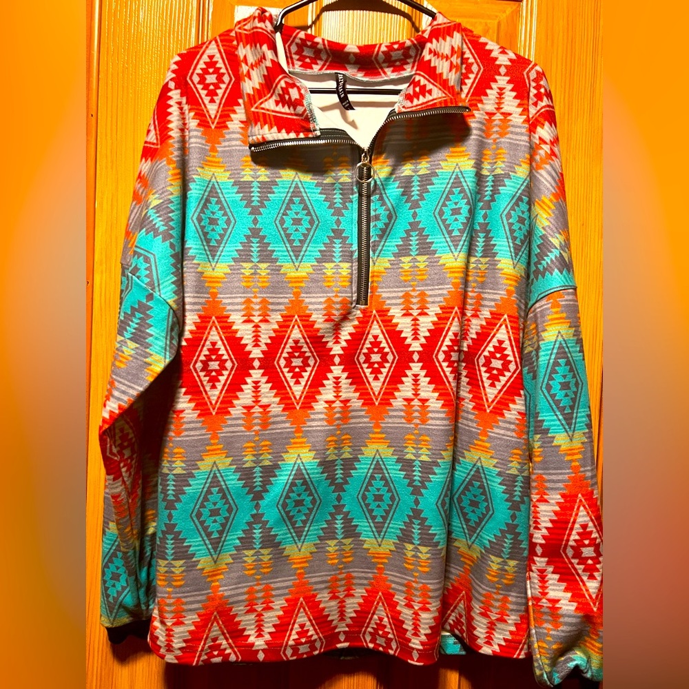 Crazy Train Pullover. Nwot Size Large - image 1